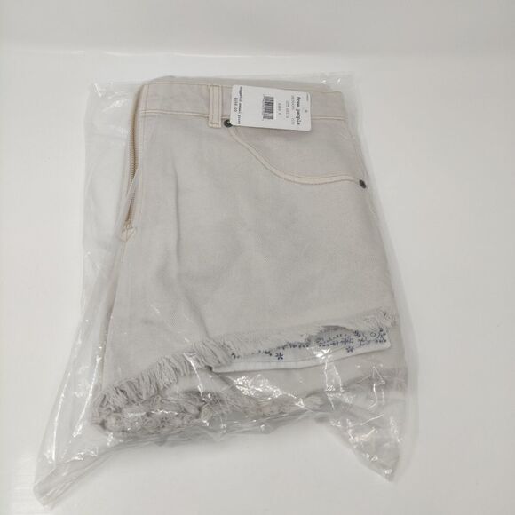 NEW $108 Free People Sunkissed Shortall Denim - Picture 6 of 11